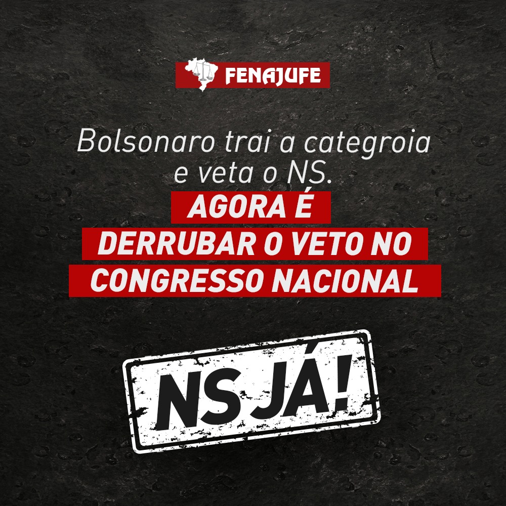 Bolsonaro veta NS e frustra conquista histórica da categoria