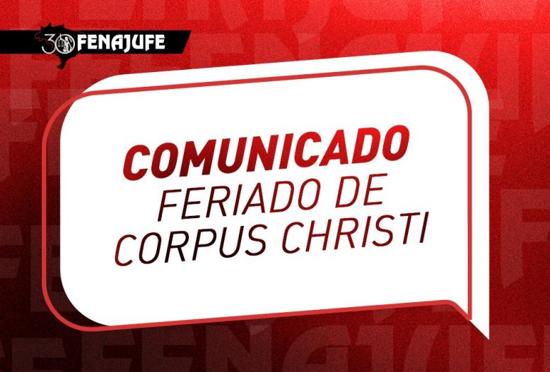 Comunicado: feriado de Corpus Christi