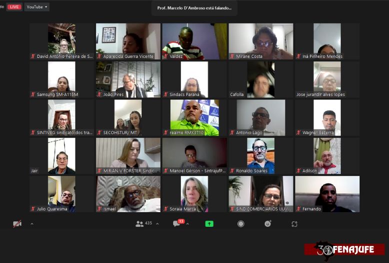 Fenajufe Audiencia FORUM SINDICAL AMPLIADO Interna 1