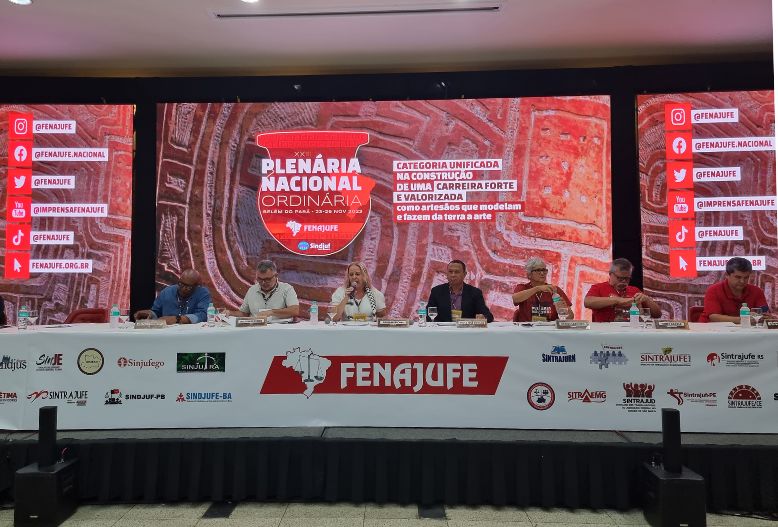 Acompanhe o painel de organização sindical na XXIII Plenária Nacional da Fenajufe