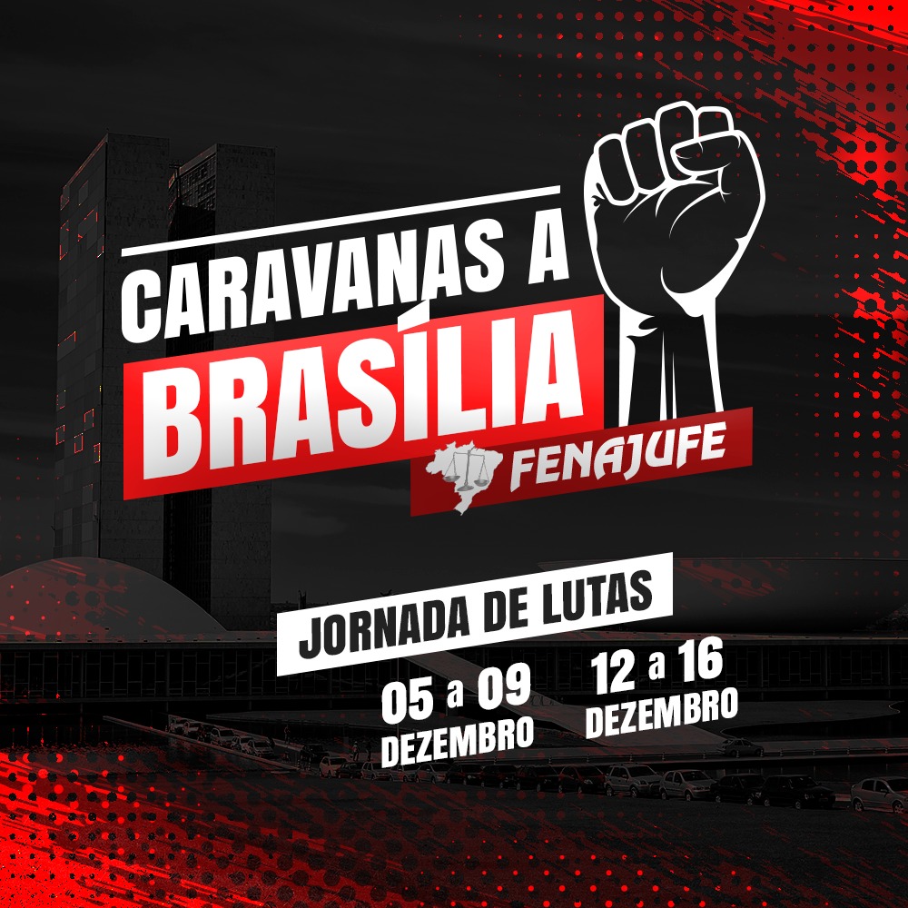 Fenajufe convoca Sindicatos a Brasília para jornada de lutas em dezembro