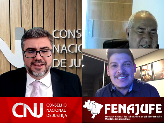 Fenajufe se reúne com CNJ em busca de apoio para viabilizar a recomposição salarial e o aproveitamento de candidatos aprovados nos TRTs