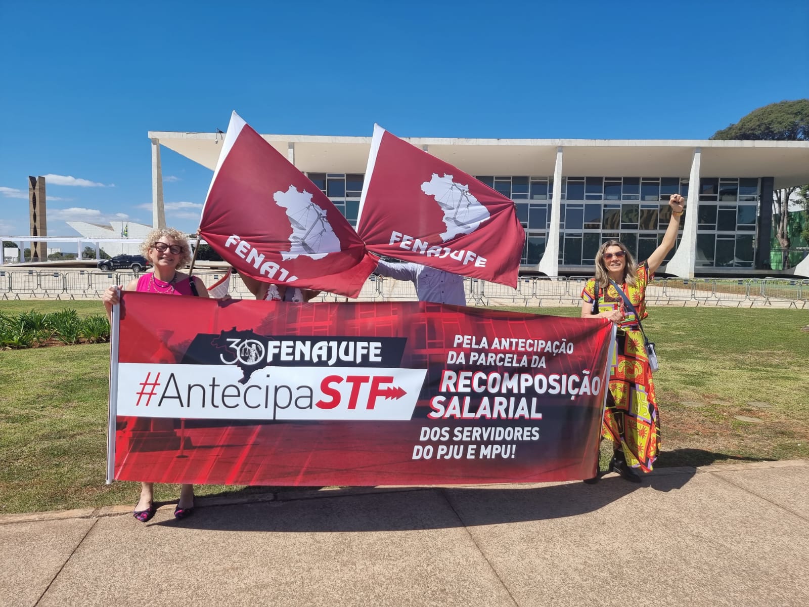 Antecipa STF: Federação realiza atividade e faz trabalho nos órgãos do PJU e MPU em Brasília