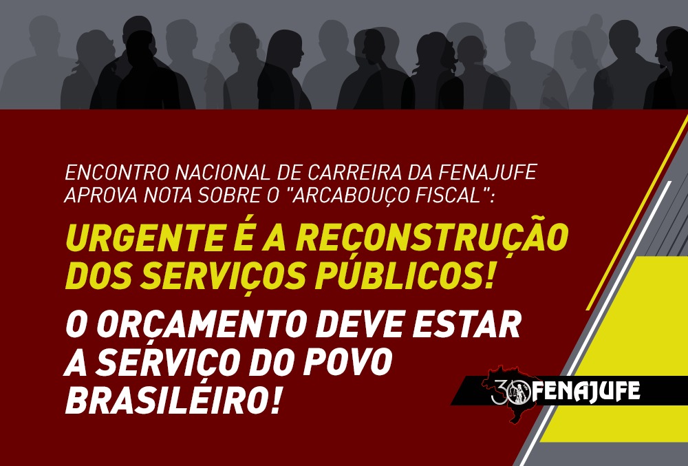 Urgente é a reconstrução dos serviços públicos! O orçamento deve estar a serviço do povo brasileiro!
