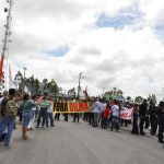 Mesmo com bloqueios, servidores realizam grandes manifestações durante a visita de Dilma a Alagoas
