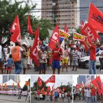 Em Alagoas, protesto contra a terceirização dá início à mobilização pela greve geral do dia 30