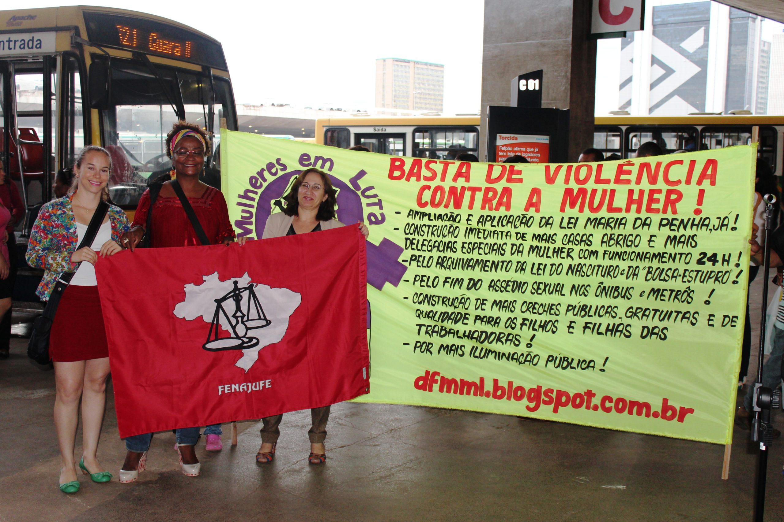 Dia Internacional de luta pelo fim da violência contra a mulher, 25 de novembro, é lembrado pela Fenajufe