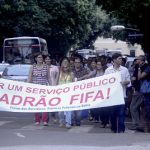 Servidor baiano mostra sua insatisfação durante paralisação nacional de 24 horas