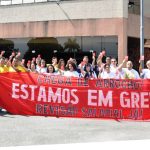 Em Maceió, servidores realizam protesto “Cartão Vermelho ao Governo Dilma” na Justiça Federal