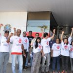 Servidores do Judiciário Federal de Alagoas realizam protesto em frente ao Fórum Eleitoral nesta quinta
