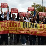 Protesto na abertura da Expointer com presença de Dilma denuncia arrocho salarial dos servidores do Judiciário
