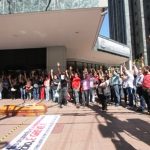Greve continua em Minas, com atos públicos diários e “arrastões” para chamar os colegas para a luta pela revisão salarial