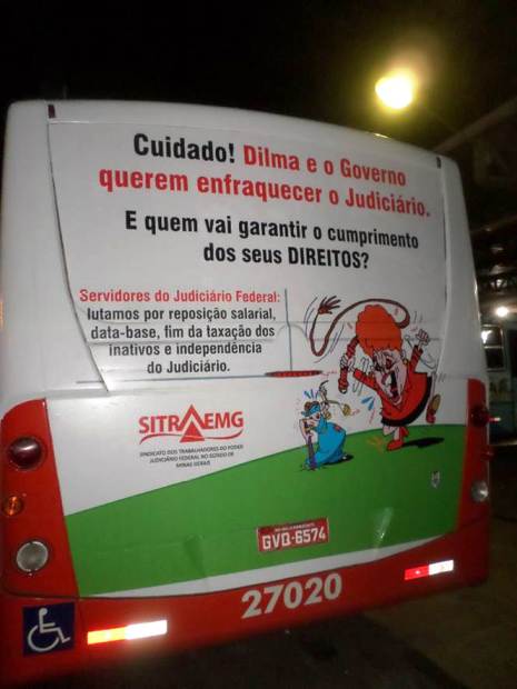 Sitraemg amplia campanha de valorização do servidor do Judiciário Federal – agora em “backbus”. Confira.