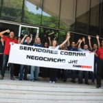 Reajuste: Ato em Campinas marca mobilização dos servidores da 15ª Região pela exigência da negociação