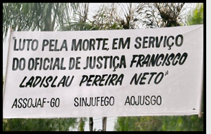 Sinjufego a Assojaf/GO realizam ato que cobra mais segurança para os oficiais de justiça