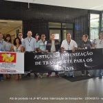 Oficiais de justiça fazem manifestações em MT por reajuste da indenização de transporte