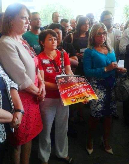 Fenajufe participa de mobilização no Rio Grande do Sul