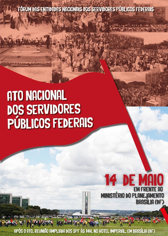 SPFs realizam ato nacional em Brasília dia 14 de maio