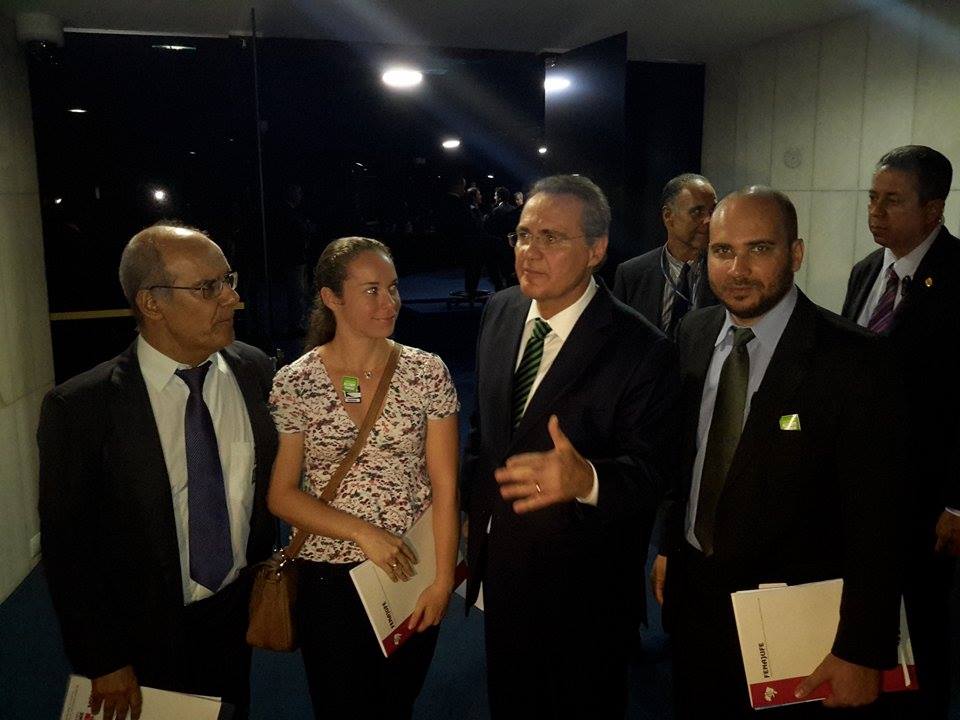 Em conversa com senadores da CCJ, Fenajufe pede apoio à aprovação do PLC 28/2015