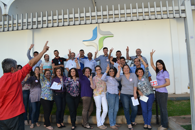 Sinjufego-GO intensifica mobilização no TRT e no entorno de Goiânia