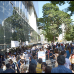 Com audiências canceladas, greve em Goiás reúne 600 servidores em passeata