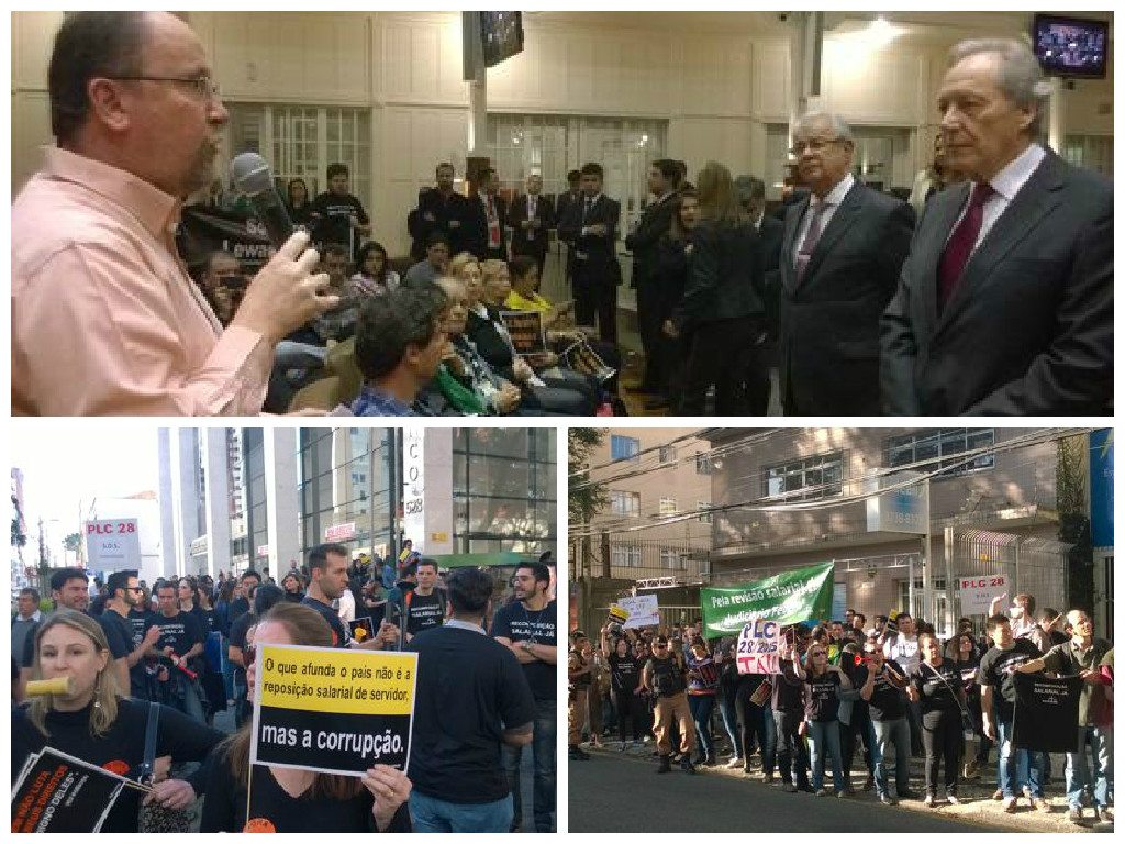 Protestos marcam visita de Lewandowski a Curitiba