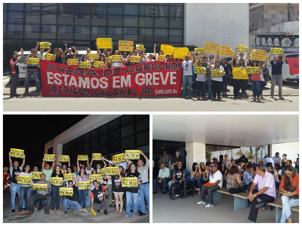 Servidores de Alagoas farão novos contatos com os parlamentares pela derrubada do veto ao PLC 28