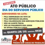 Sindjus/AL fará ato público em comemoração ao Dia dos Servidores Públicos nesta quarta