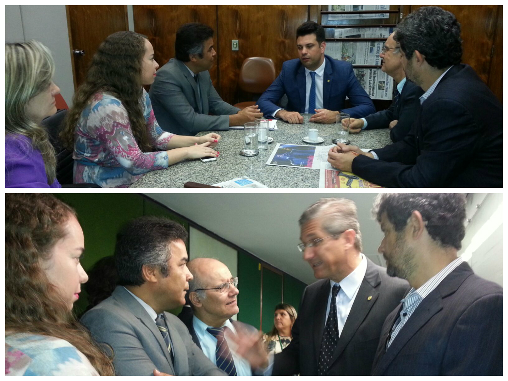 Coordenadores da Fenajufe reúnem-se com líder do PMDB, que reitera apoio a melhorias no PL 2648