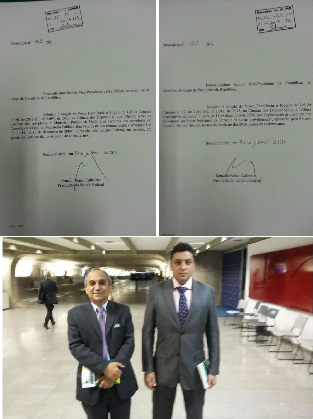 Reajustes aguardam sanção na Presidência da República