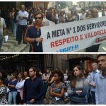 Na Bahia, categoria protesta pela aprovação do PLC 29 no TRT
