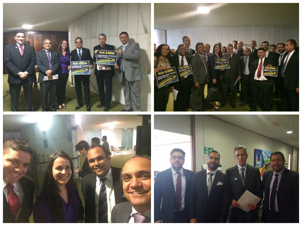 Fenajufe e Chefes de Cartório da Justiça Eleitoral pressionam Congresso pela aprovação do PLN 3/16