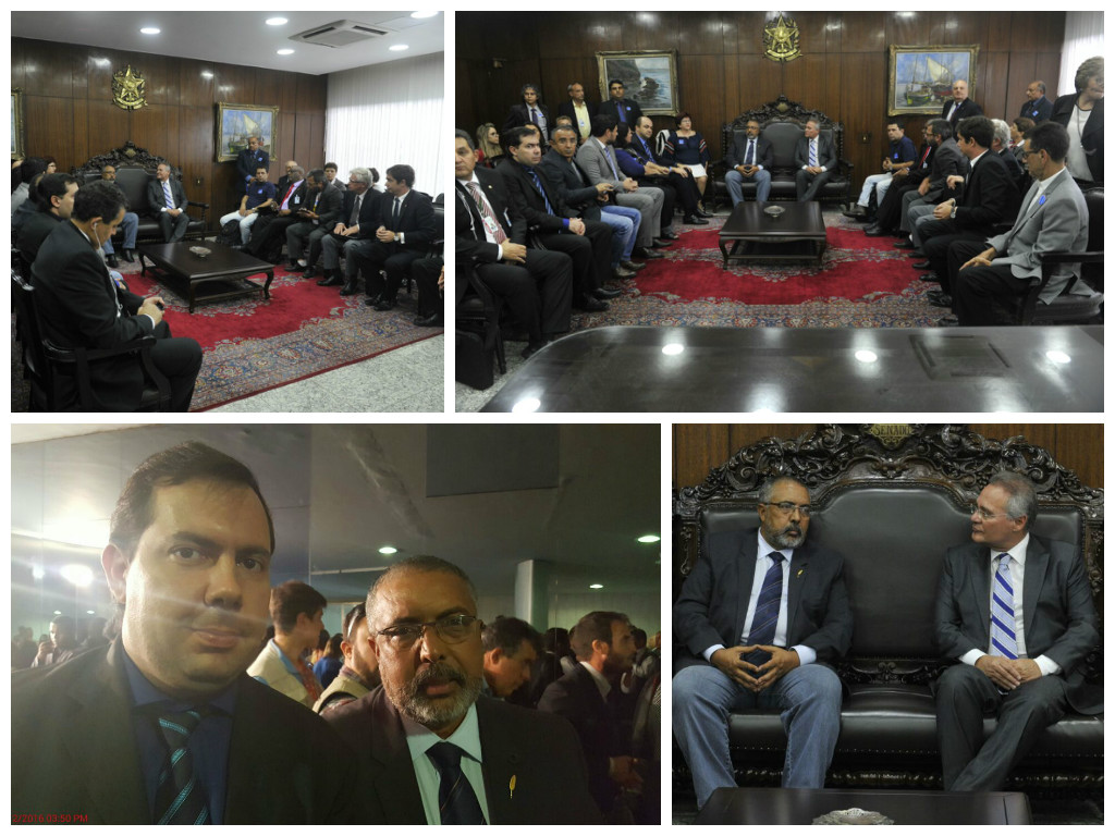 Fenajufe participa de reunião entre entidades sindicais e presidência do Senado sobre a PEC 55 e a reforma da previdência