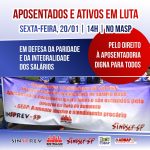 Aposentados e pensionistas preparam ato, em São Paulo, contra a Reforma da Previdência