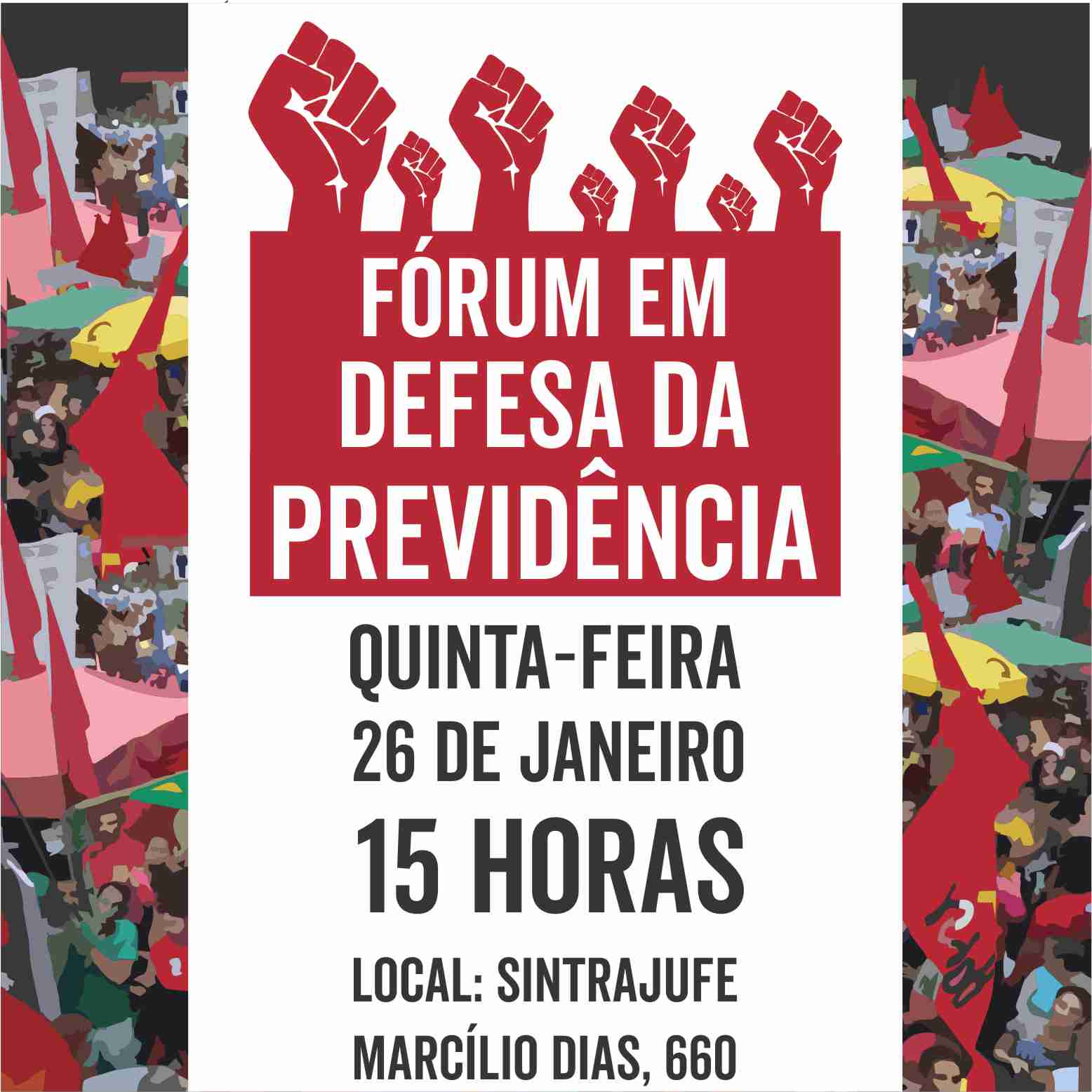 Sintrajufe/RS e diversas entidades convocam reunião para instalação de Fórum em Defesa da Previdência