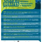 Sintrajuf/PE realiza ciclo de palestras sobre a Reformas da Previdência e Trabalhista