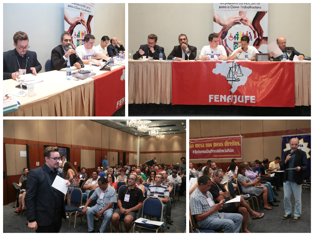 Servidor do PJU e do MPU tem muito a perder , alertam especialistas no  seminário da Fenajufe