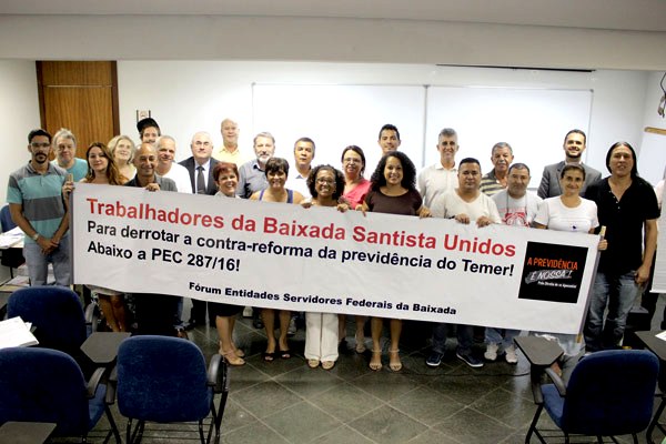 Servidores federais organizam fórum e ato unificado em Santos no dia 8