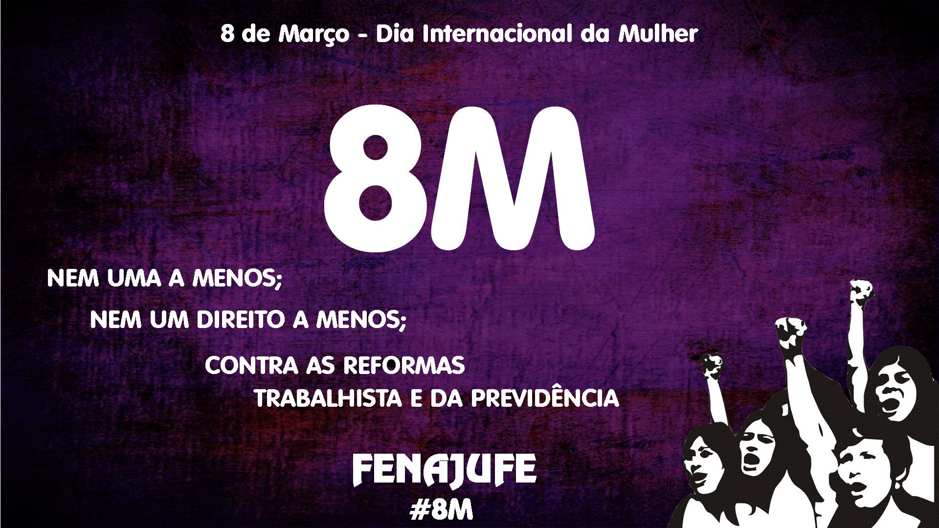 Fenajufe convoca categoria para o 8 de Março