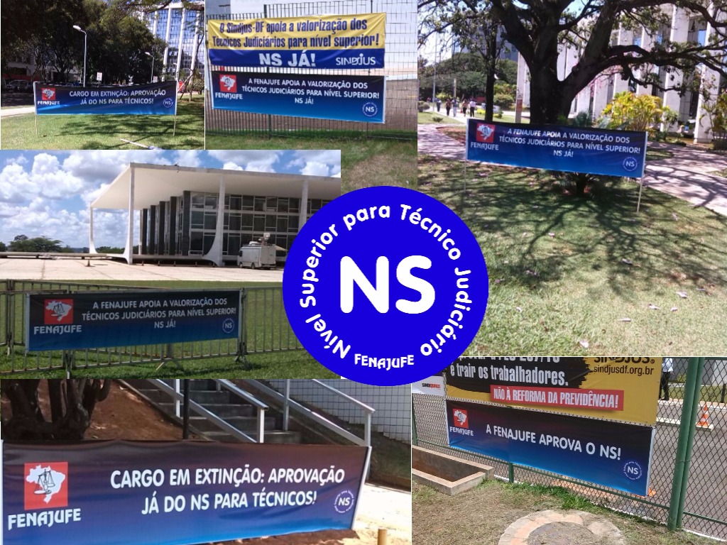 Fenajufe implementa Campanha “NS JÁ!”
