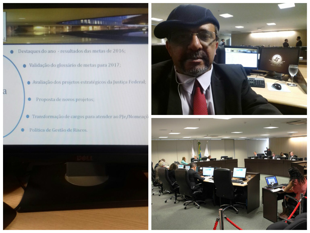 Coordenador da Fenajufe acompanha sessão do CJF