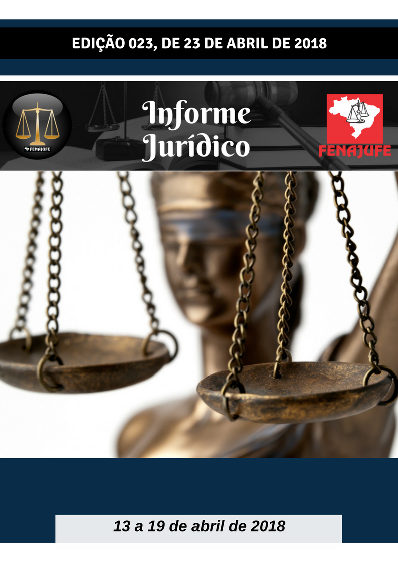 Fenajufe apresenta o Informe Jurídico nº 23