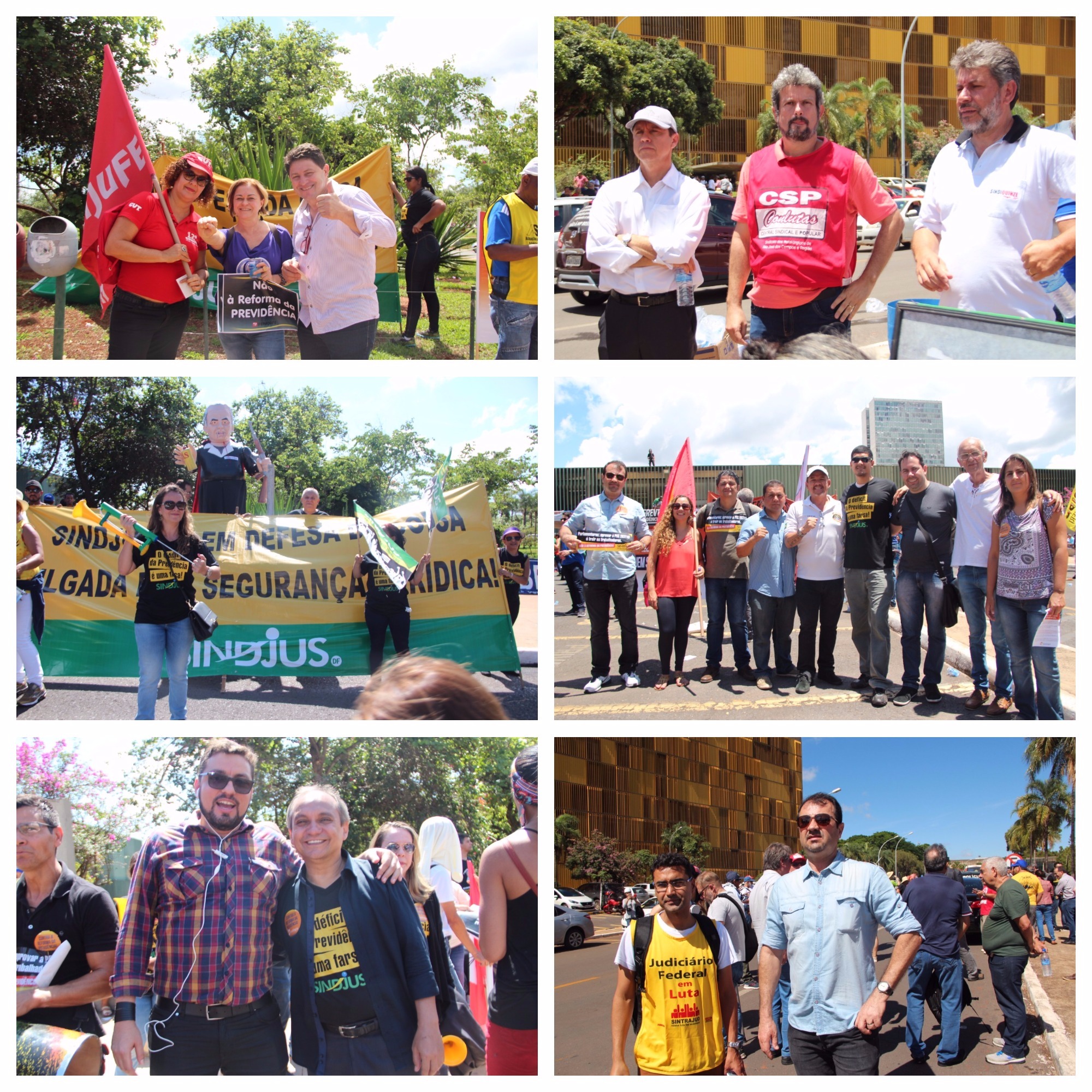 Protesto de Trabalhadores diz NÃO às reformas do governo e à retirada de direitos