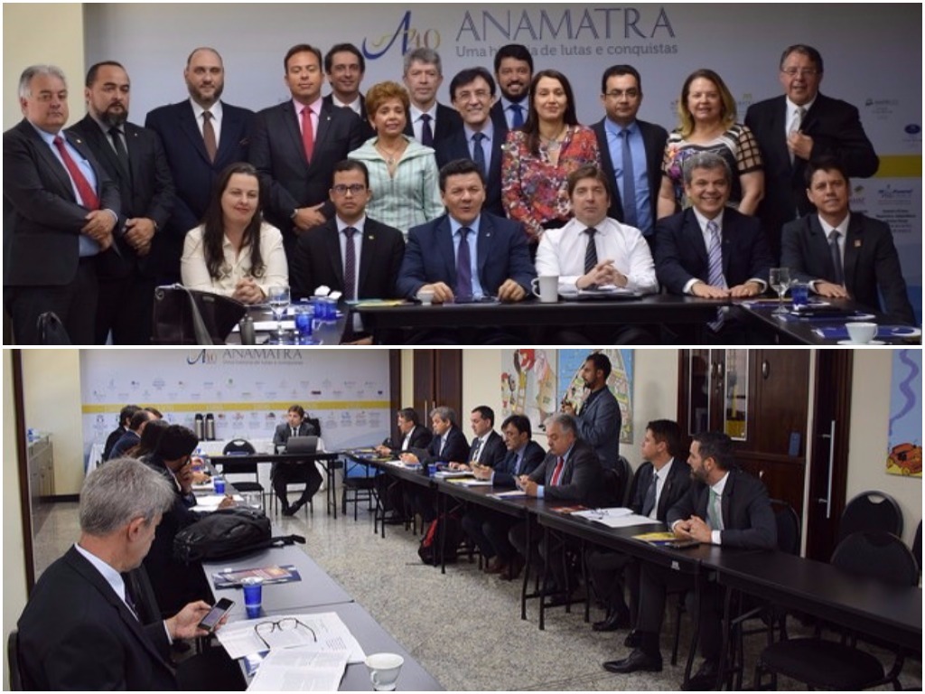 Fenajufe discute estratégias de atuação contra a reforma da Previdência em reunião na Anamatra