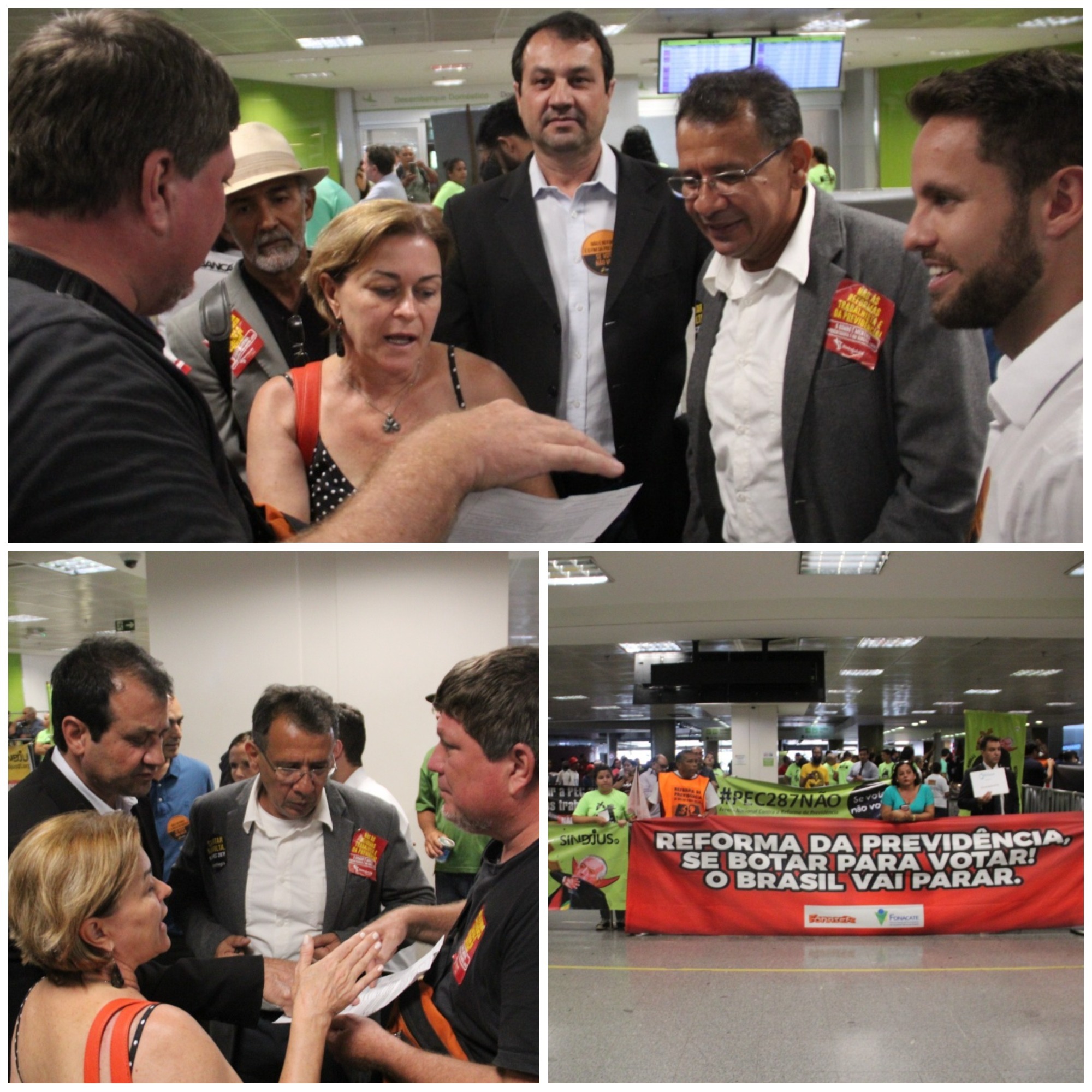 Mobilizados, trabalhadores dizem NÃO à reforma da Previdência