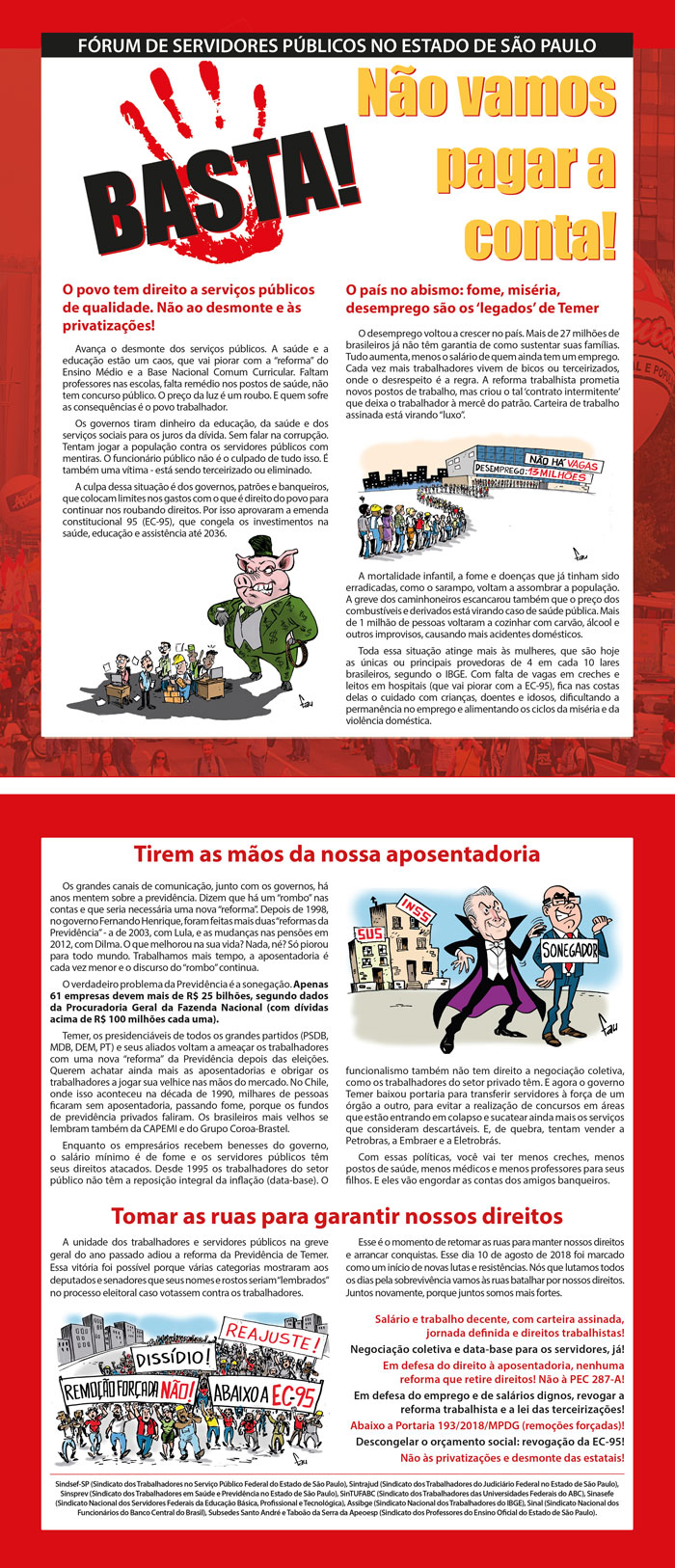 Sintrajud: Servidores preparam ‘Dia do Basta’ em São Paulo