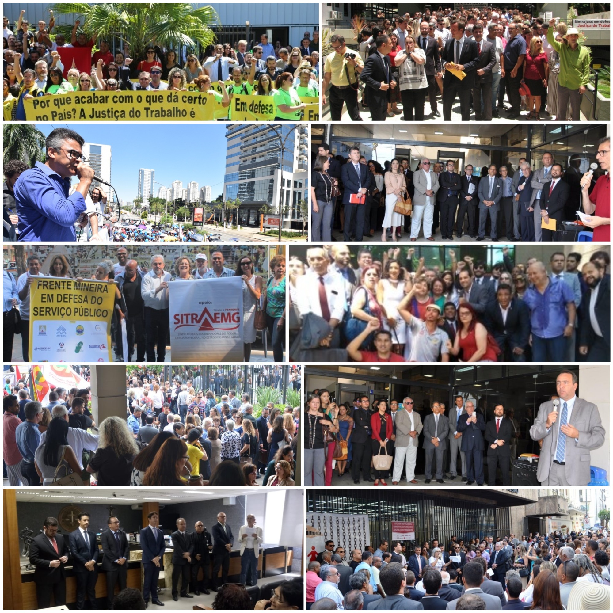 Trabalhadores dizem NÃO ao fim da Justiça do Trabalho