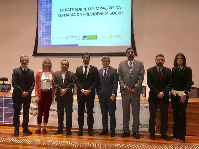 Fenajufe participa e compõe mesa de seminário sobre a PEC 6/2019 na CLDF