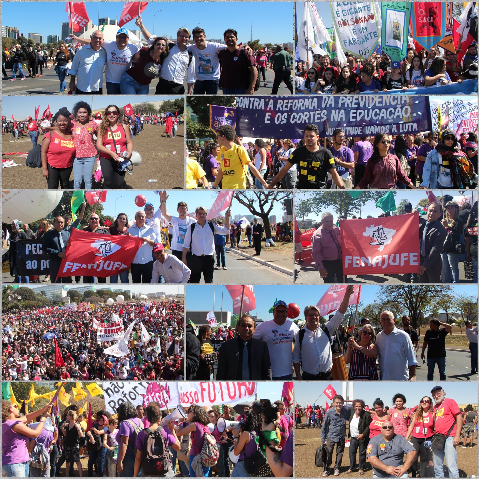 30 mil na Esplanada provam que luta contra destruição da Previdência e Educação está apenas no começo