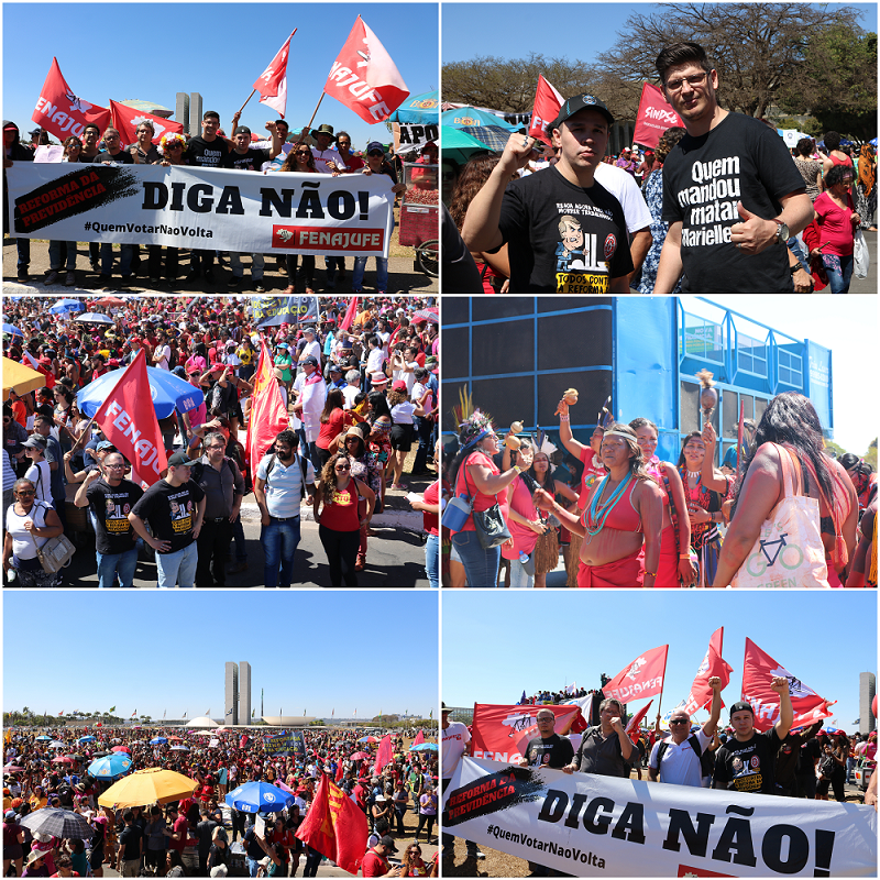 Pela 5ª vez, manifestantes voltam às ruas em defesa da Educação e Previdência Social